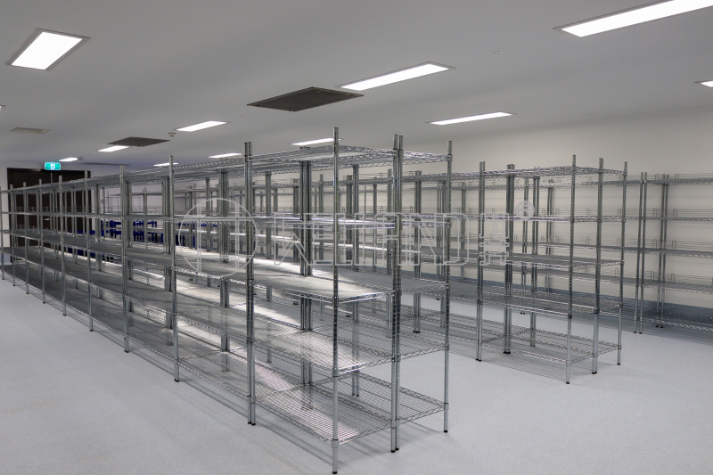 五層電鍍重網(wǎng)醫(yī)療儲物架成功案例分享