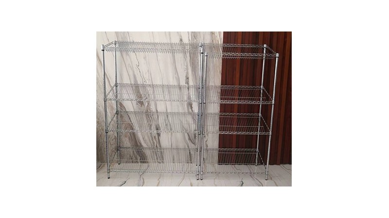 川井牌新研發四層斜式展示商用貨架分享