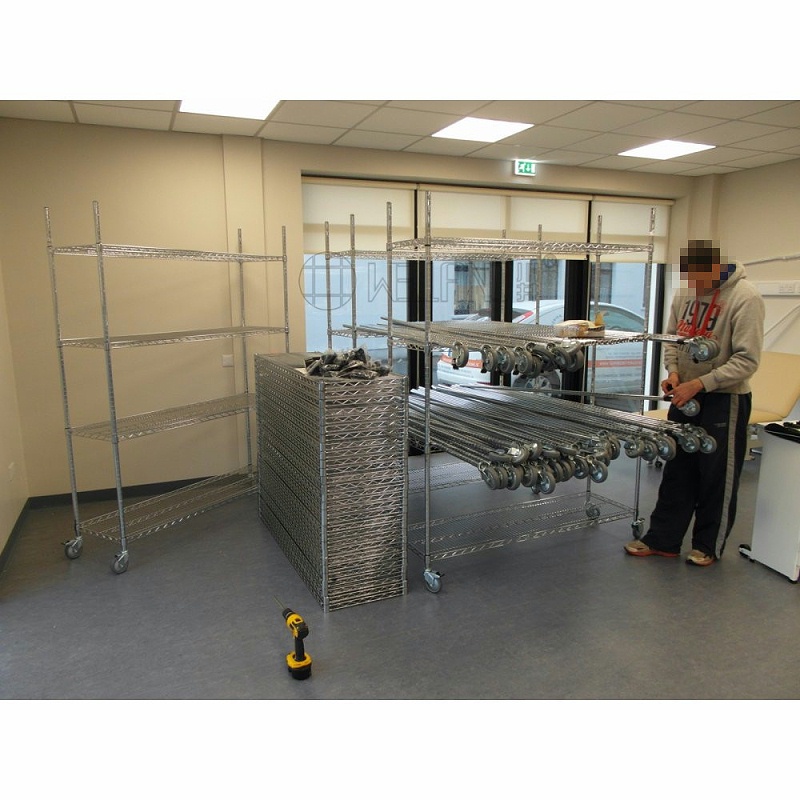 工業工廠制造鍍鉻貨架 工程項目成功 案例分享-川井