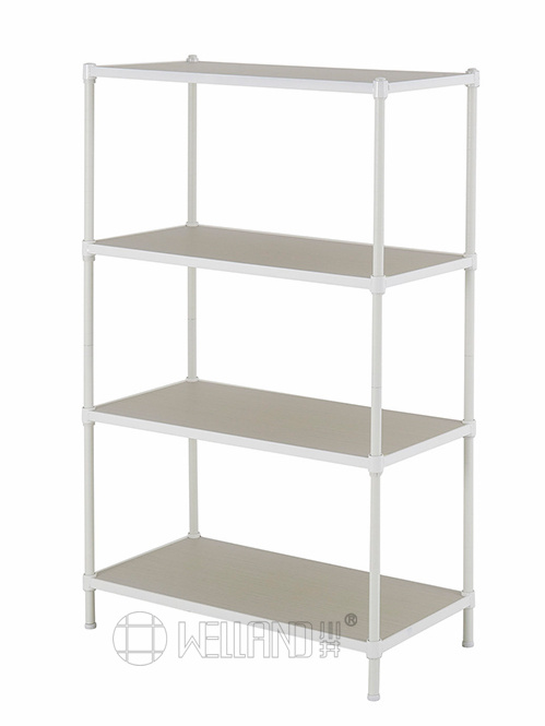 白色4層竹纖板層架（5）