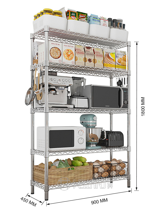 五層電鍍貨架 五層電鍍貨架