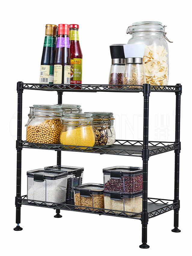 三層網格桌面置物架