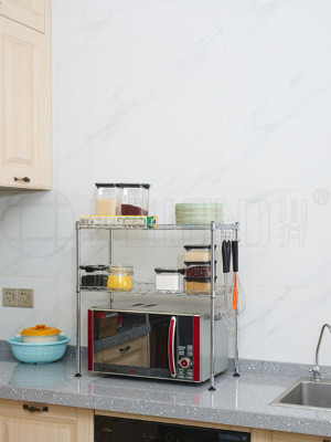 廚房微波爐收納臺面置物架 廚房微波爐收納臺面置物架