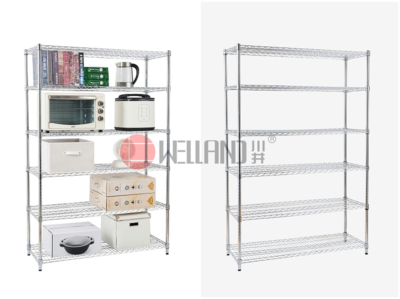 川井誠意推薦-六層電鍍線網加強貨架-川井