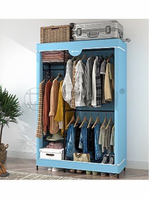 簡約黑色烤漆碳鋼衣櫥架 簡約黑色烤漆碳鋼衣櫥架