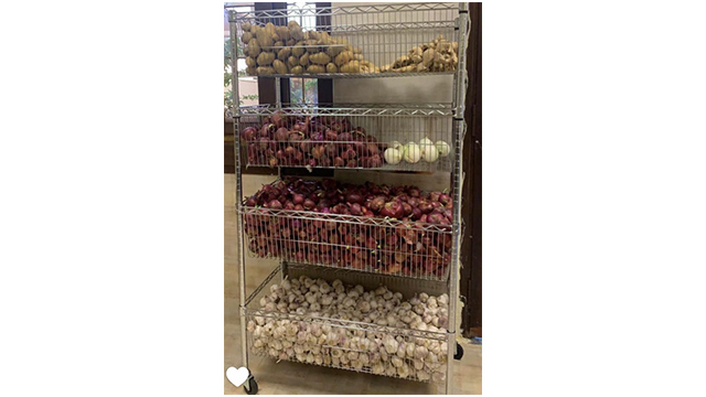 電鍍四層網籃廚房架，商用廚房的明智選擇