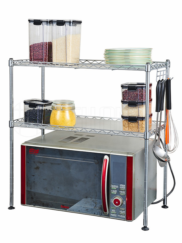 廚房微波爐收納臺面置物架 廚房微波爐收納臺面置物架