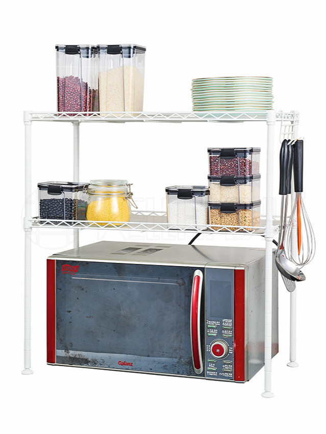 廚房微波爐收納臺面置物架 廚房微波爐收納臺面置物架