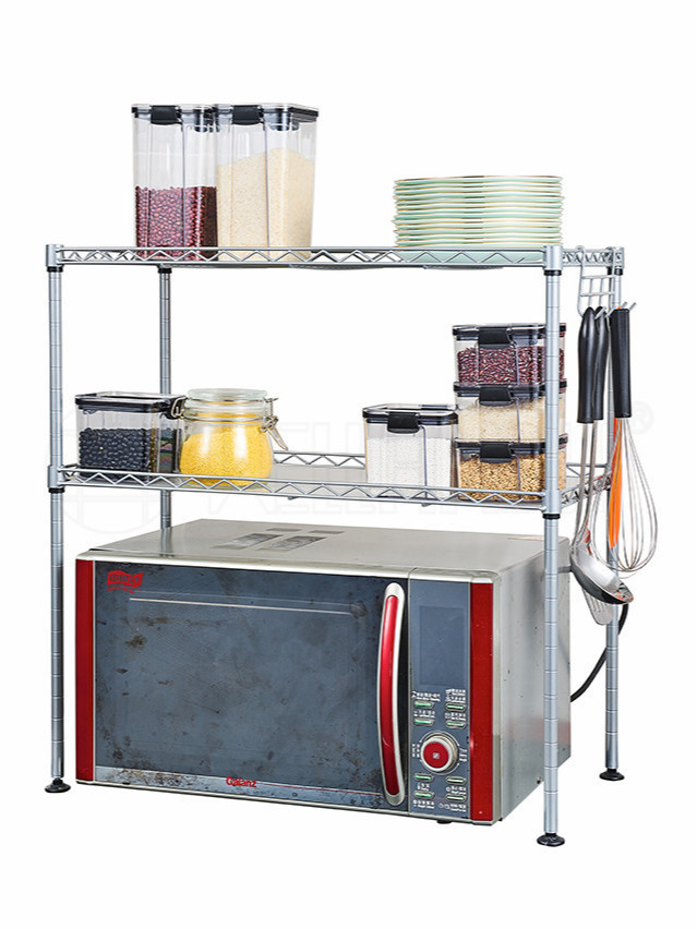 廚房微波爐收納臺面置物架 廚房微波爐收納臺面置物架