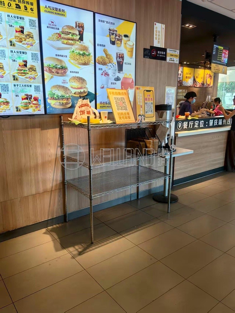 餐廳外賣存放架成功案例分享（1）