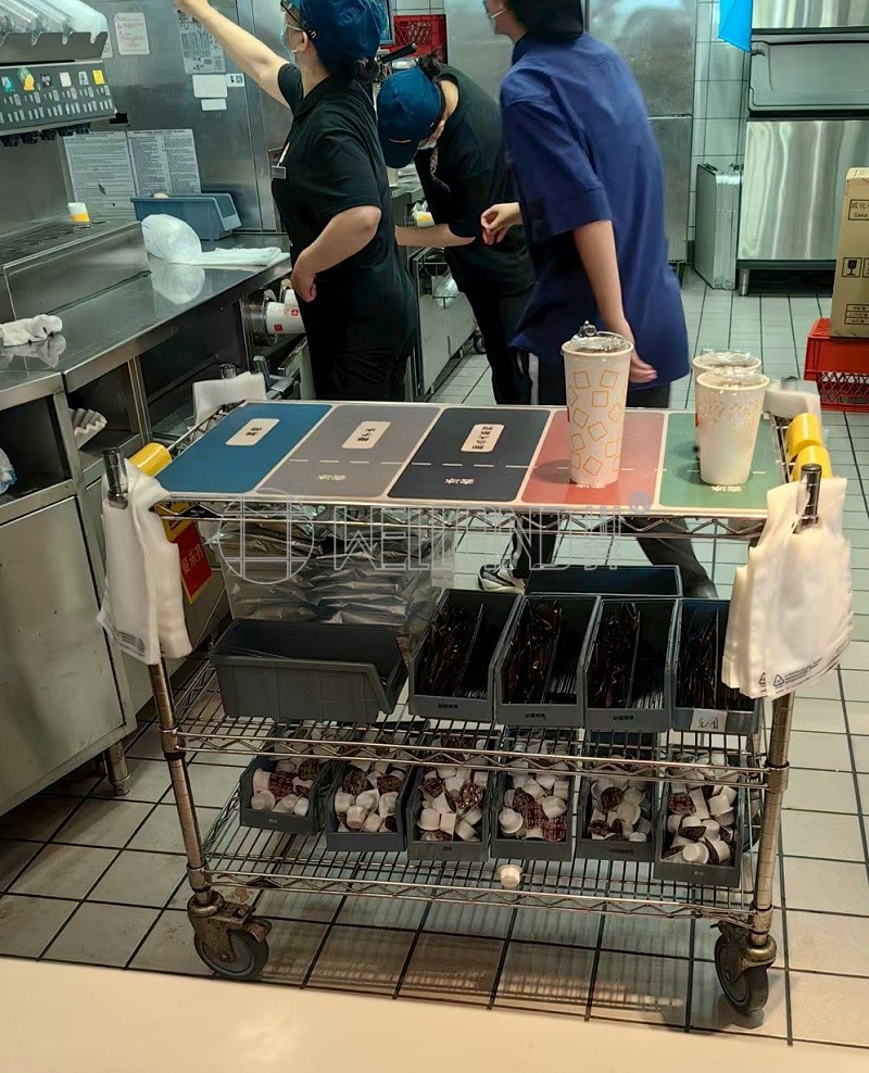 麥當勞物料分類推車成功案例分享（1）