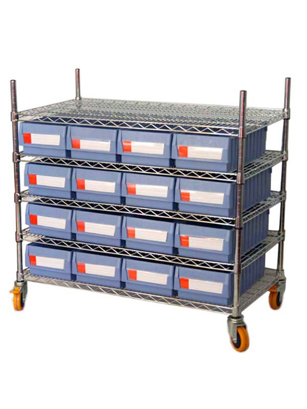 工廠車間鍍鉻周轉線網貨架