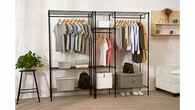 電商爆款簡易金屬衣櫥架分享