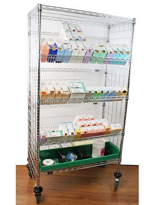 可移動藥店藥品陳列展示線網貨架