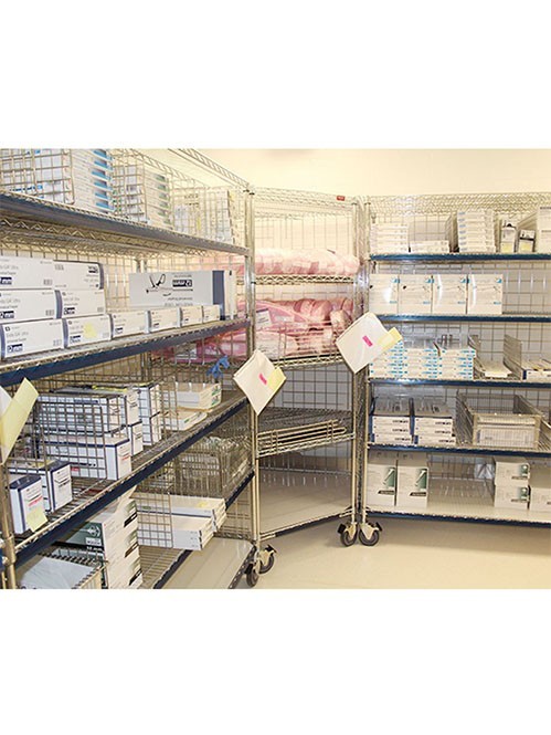 醫(yī)院藥房藥品倉(cāng)儲(chǔ)收納置物金屬貨架
