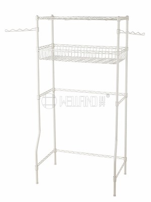 滾筒翻蓋洗衣機金屬收納架