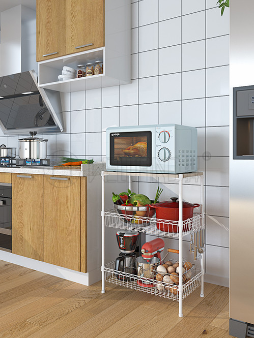 廚房落地廚具廚房用品收納架 廚房落地廚具廚房用品收納架