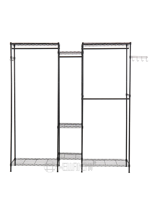 烤漆黑三列組合衣櫥