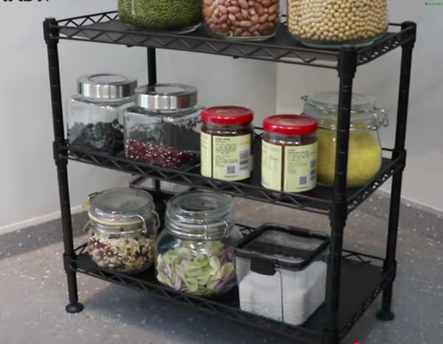【三層加厚廚房置物架】小體積·強承重 40kg層實測 支持定制 (3)