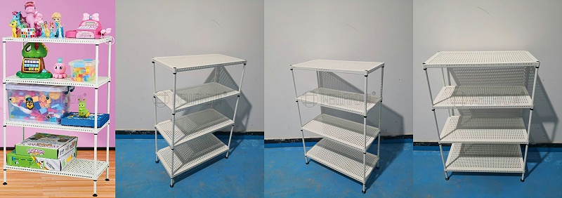 現代簡易新款家居收納鐵板層架推薦-川井-中山常勝