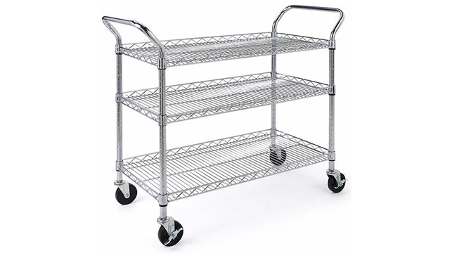 購(gòu)買(mǎi)川井防靜電鍍鉻線網(wǎng)推車(chē)