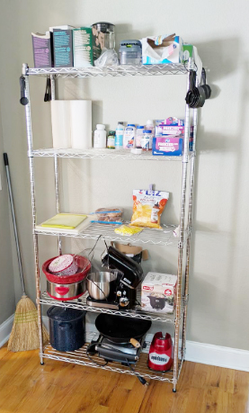 五層電鍍多功能家用儲物架成功案例分享