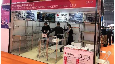 川井牌置物架工廠成功參展第30屆上海國際酒店及餐飲行業博覽會