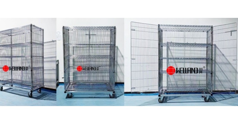 川井牌鍍鉻圍網車 保全車安全籠車 防盜網車易拆裝可訂做