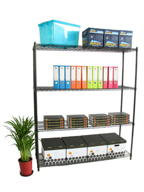 尺寸可選辦公用品倉庫儲物可調層距置物架