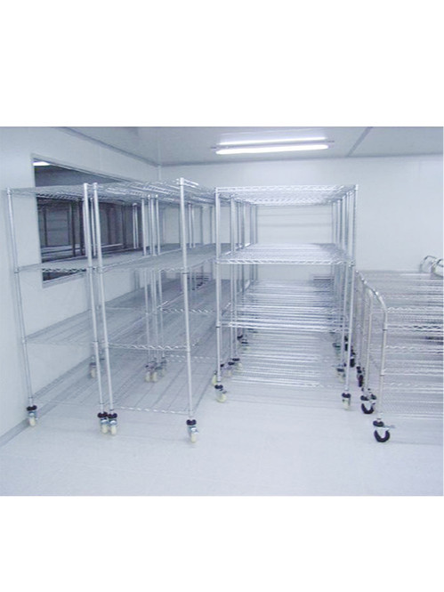 電子工廠車(chē)間現(xiàn)場(chǎng)可調(diào)層距鍍鉻線網(wǎng)貨架 電子工廠車(chē)間現(xiàn)場(chǎng)可調(diào)層距鍍鉻線網(wǎng)貨架