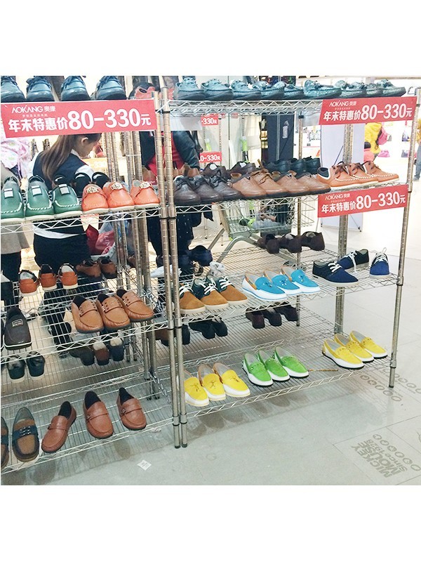 鞋店促銷陳設(shè)貨架 鞋店促銷陳設(shè)貨架