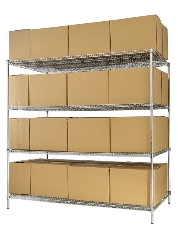 大容量重型波浪網倉儲貨架