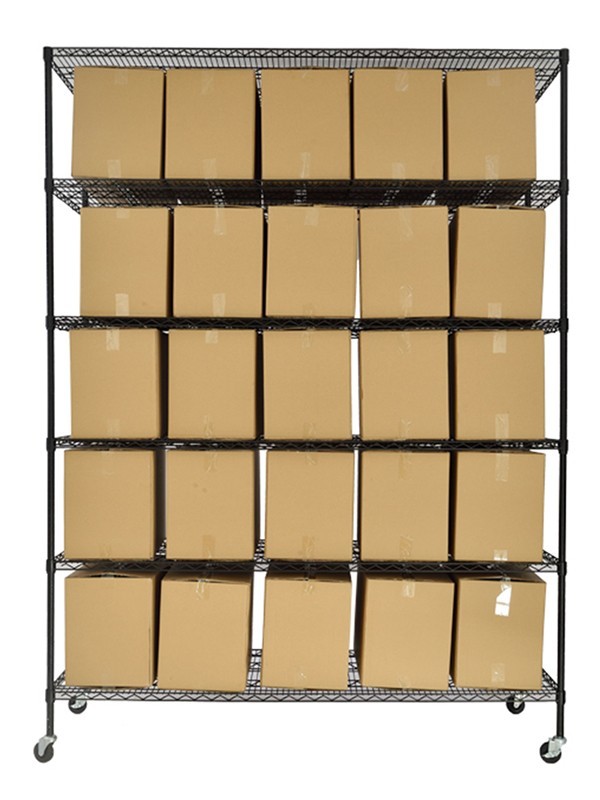 大容量重型波浪網倉儲貨架