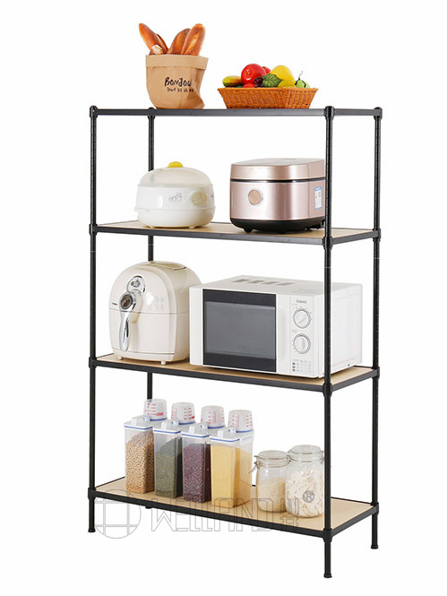 四層竹纖板層架