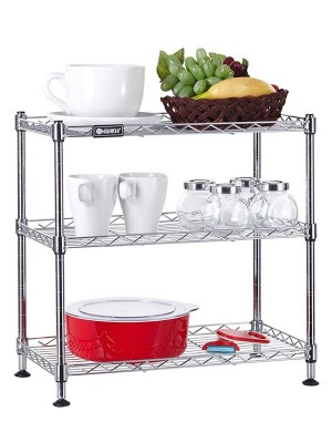 三層網格桌面置物架