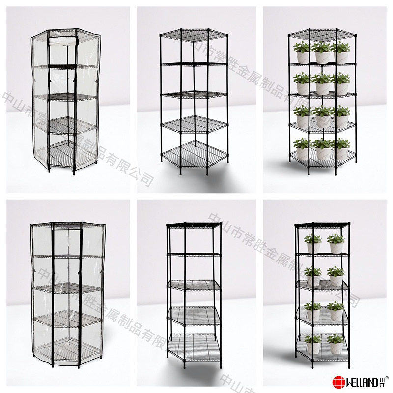 五角溫室植物架帶外罩