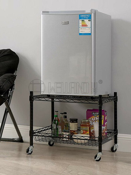 可移動冰箱置物架帶抽屜網