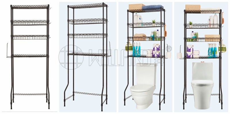 川井新款四層線網馬桶架分享