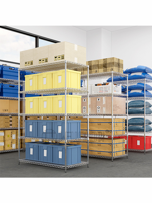 倉(cāng)儲(chǔ)金屬線(xiàn)網(wǎng)貨架