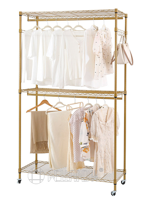 金色簡易衣櫥